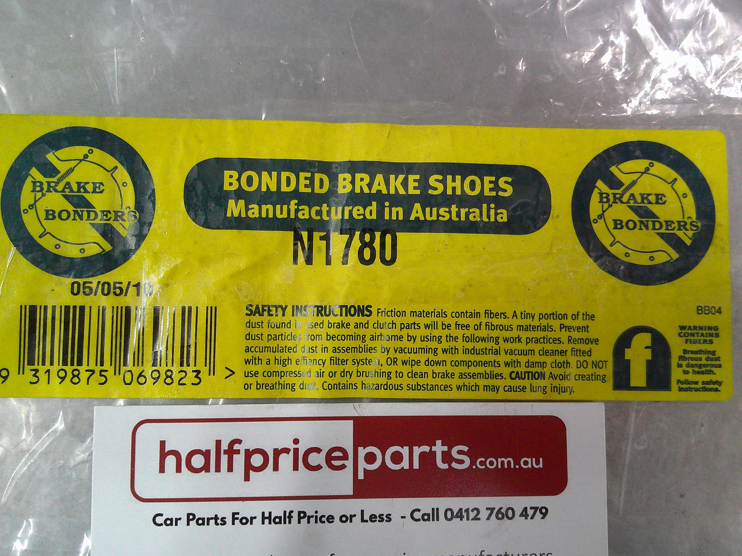Brake Bonders Rear Brake Shoes Suits Hyundai Getz 3 Door 1.3/1.5Ltr New Part