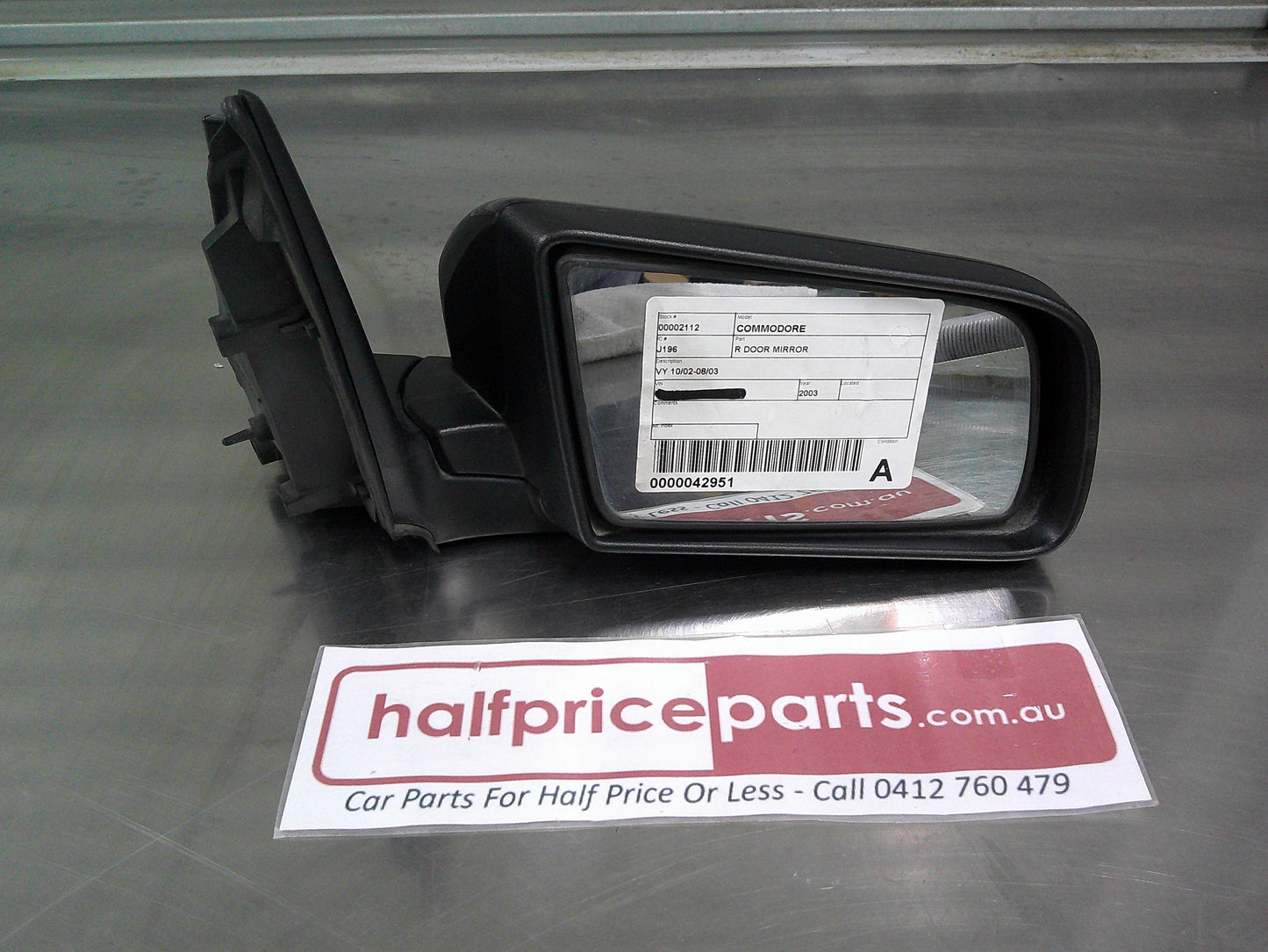 Holden VY/VZ Genuine Right Hand Front Outer Mirror Assembly Used Part