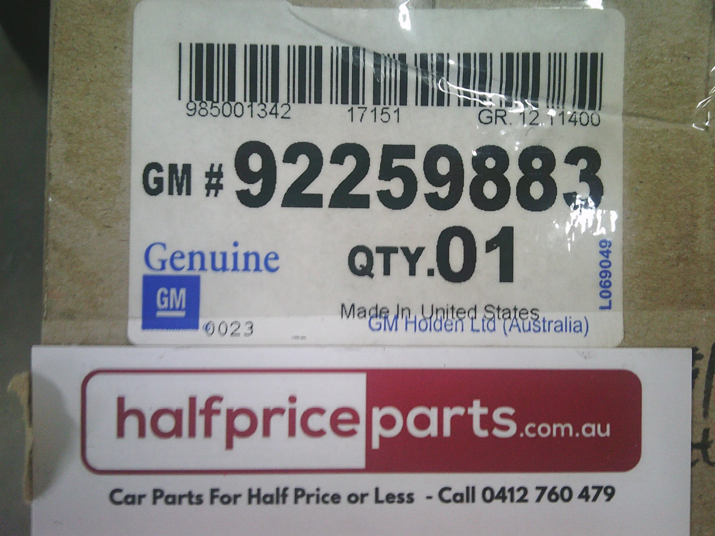 Holden VF Commodore/WN Caprice Genuine Right Hand Side Dash Vent New Part