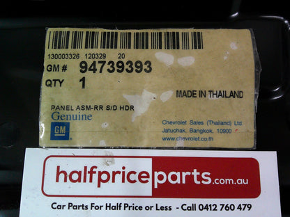 Holden RG Colorado Genuine Right Hand Rear Panel Body New Part