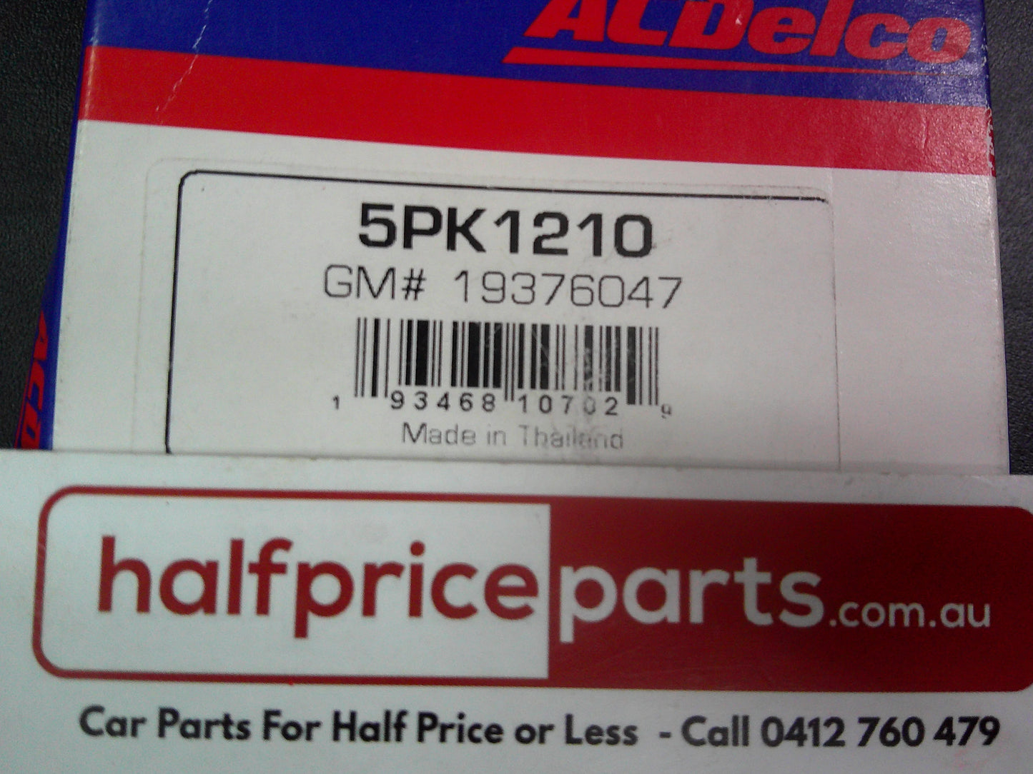 ACDelco Genuine V-Ribbed Belt Suits Holden/Hyundai/Kia New Part