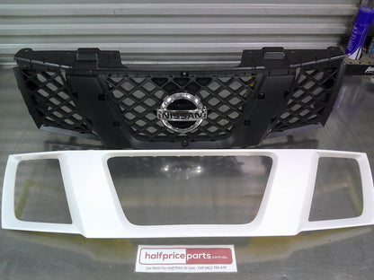 Nissan Pathfinder R51  Genuine 2 Piece Grille Set (With Emblem Unpainted) New Part