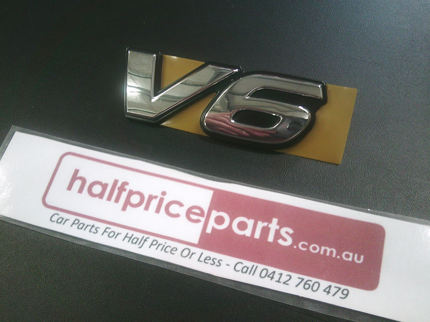 Toyota Hilux Genuine Front Grille Chrome V6 Emblem New Part