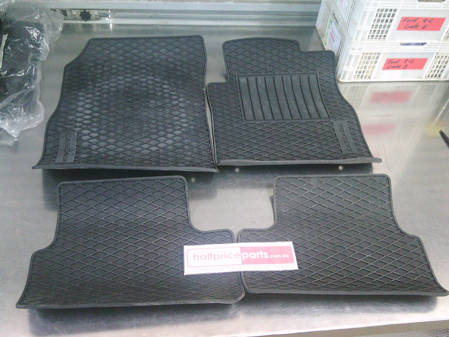 Holden CJ Cascada Genuine Front And Rear All Weather Rubber Floor Mat Set (Front And Rear) New Part
