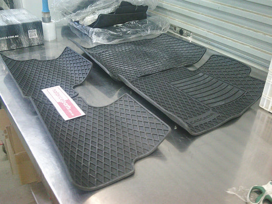 Holden CJ Cascada Genuine Front And Rear All Weather Rubber Floor Mat Set (Front And Rear) New Part