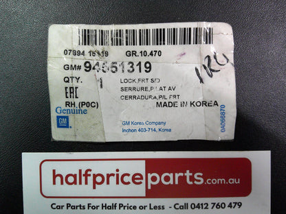 Holden CG Captiva Genuine Right Hand Door Lock Actuator New Part