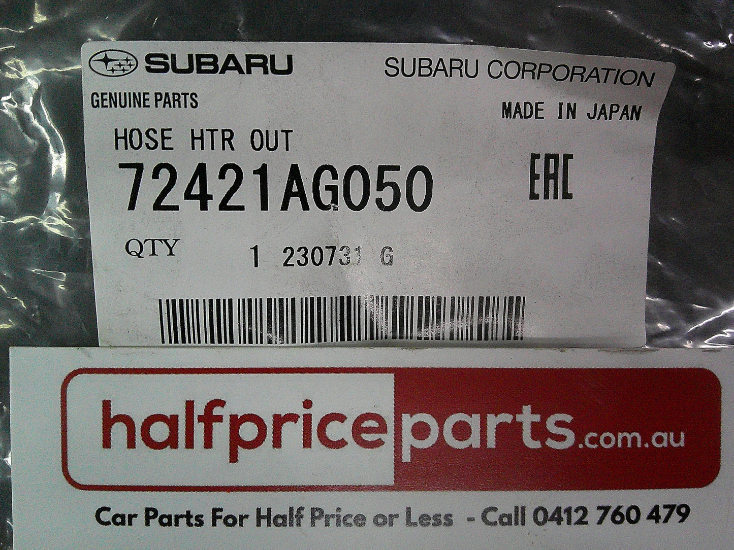 Subaru BL/BP Liberty/BP Outback/ Forester/Impreza/WRX/STI Genuine HVAC Heater Outlet Hose New Part