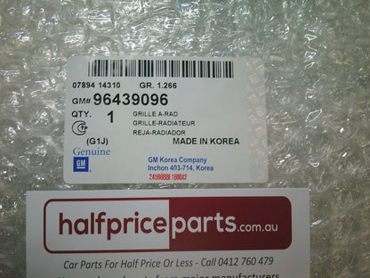 Holden JF Viva Genuine Front Grille Assy - New Part
