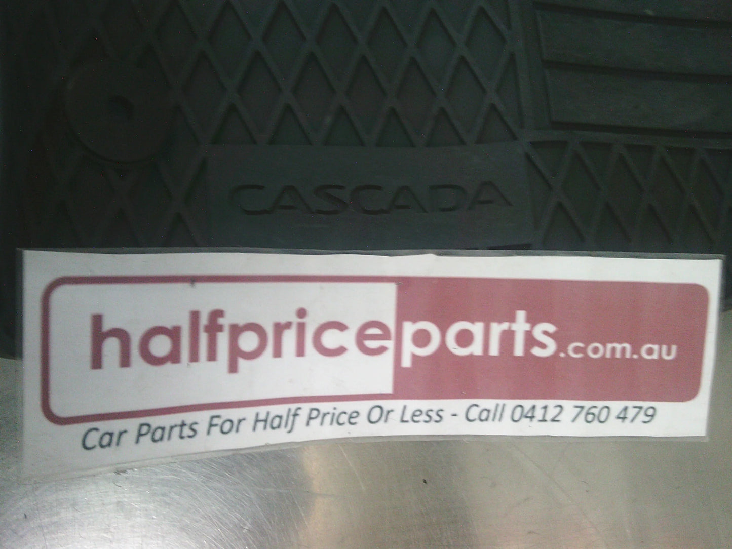 Holden CJ Cascada Genuine Front And Rear All Weather Rubber Floor Mat Set (Front And Rear) New Part