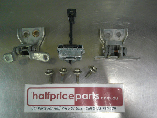Holden VE Commodore Sedan Genuine Right Hand Front Door Hinges Upper And Lower With bDoor Check Used Part