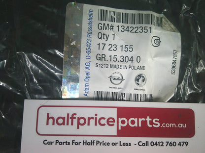 Holden CJ Cascada Genuine Front And Rear All Weather Rubber Floor Mat Set (Front And Rear) New Part