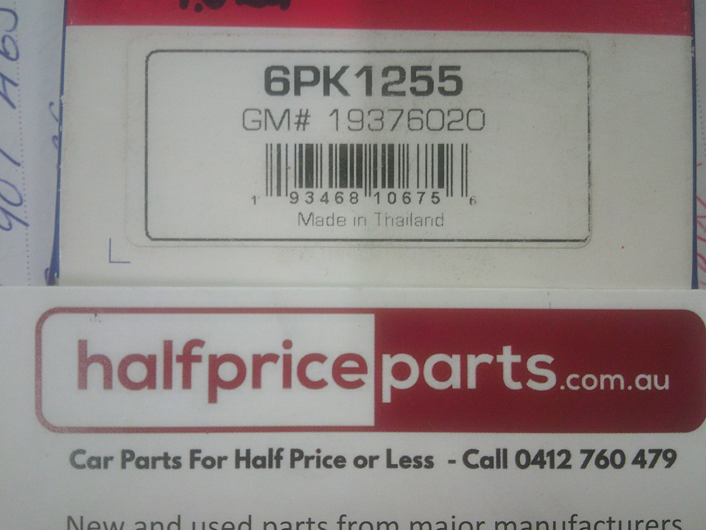 ACDelco Drive Belt Suits Ford/Haval/Holden/Hyundai/Kia/Lexus/Toyota/Volvo New Part