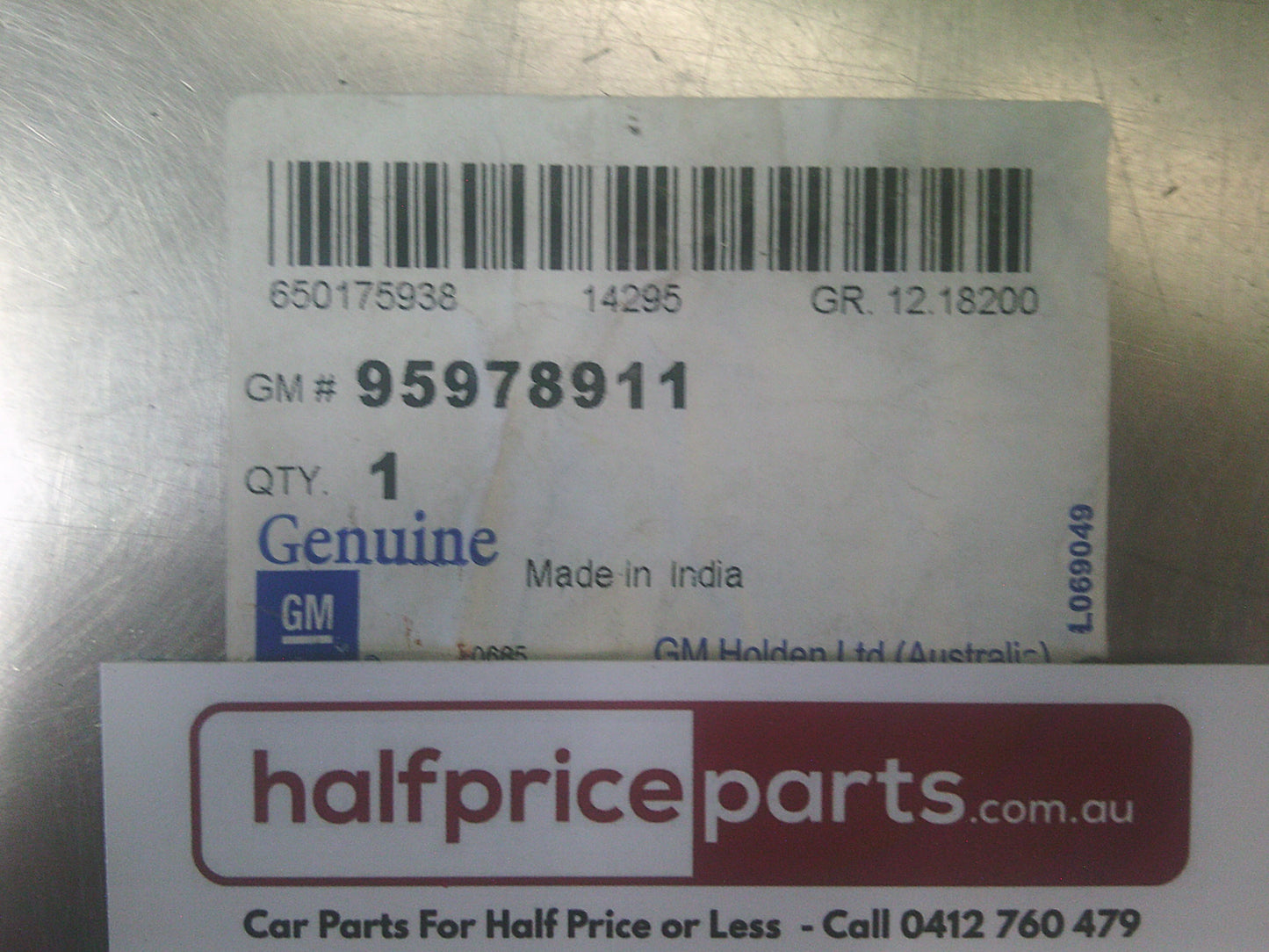 Holden JH Cruze/ TJ Trax Genuine 1.4iTi Boot Emblem New Part