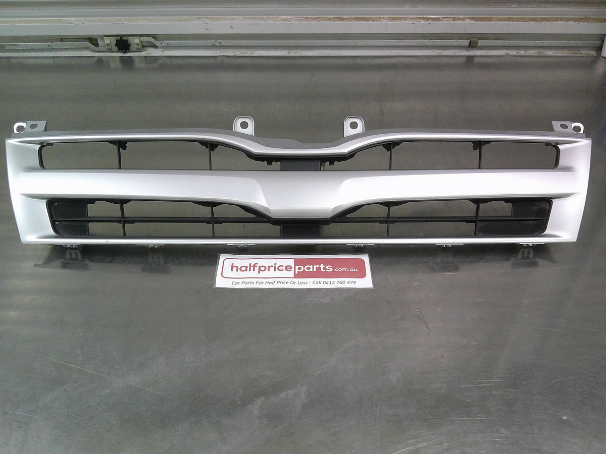 Toyota Hiace Genuine Front Radiator Grille Assembly (Factory Silver In Colour) New Part