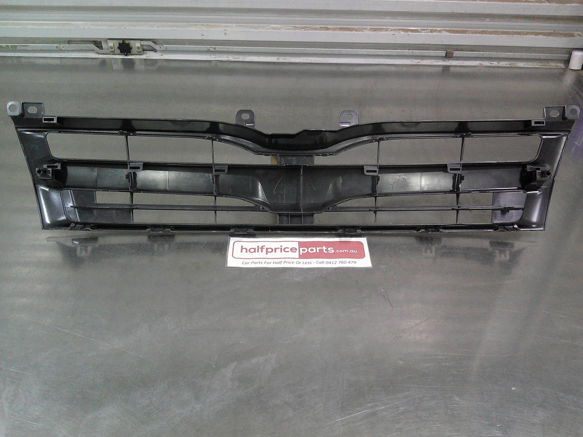 Toyota Hiace Genuine Front Radiator Grille Assembly (Factory Silver In Colour) New Part