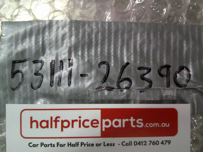 Toyota Hiace Genuine Front Radiator Grille Assembly (Factory Silver In Colour) New Part