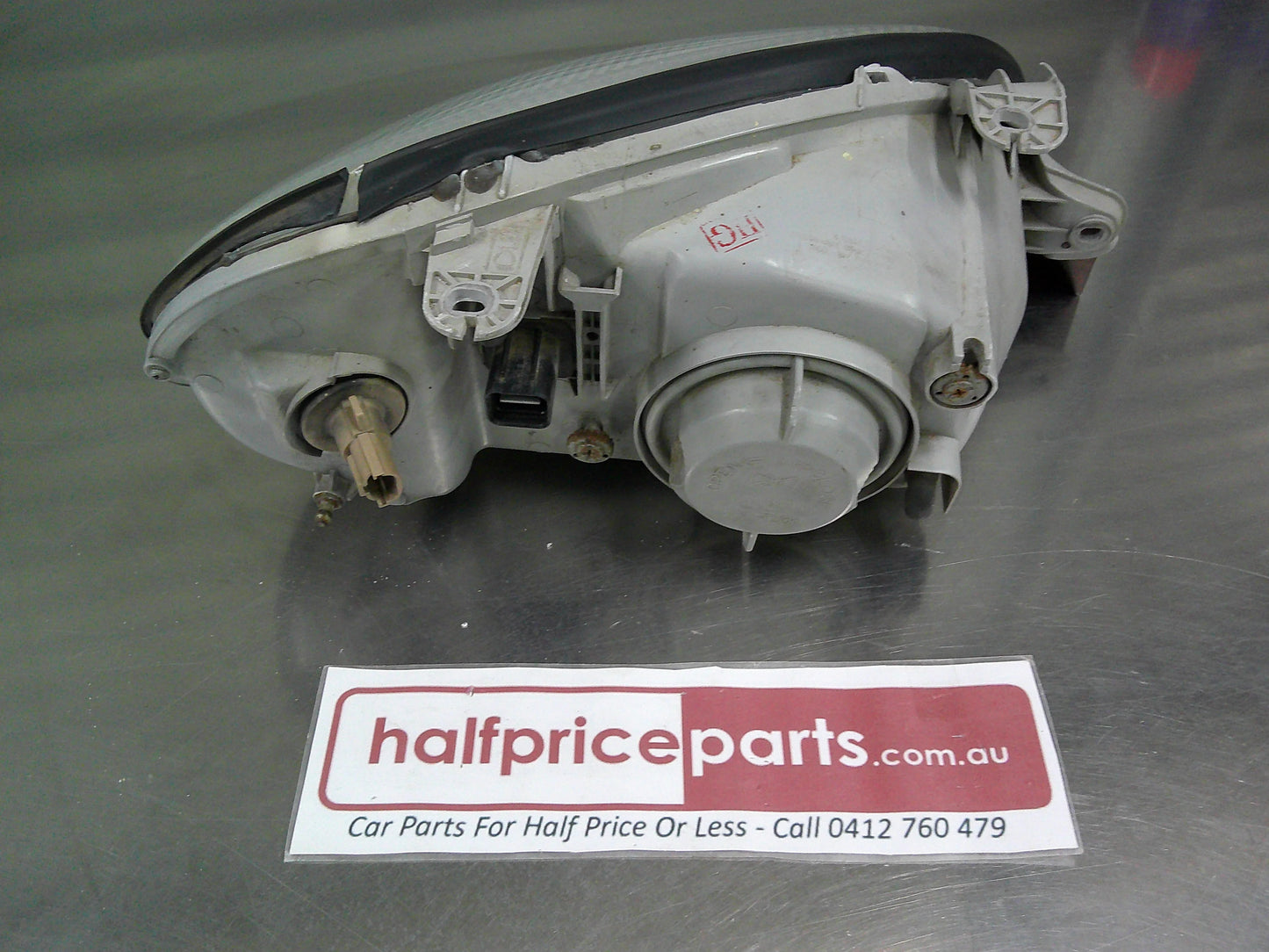 Daewoo Lanos Left Hand Front Headlight With Lower Moulding Reconditioned Used Part