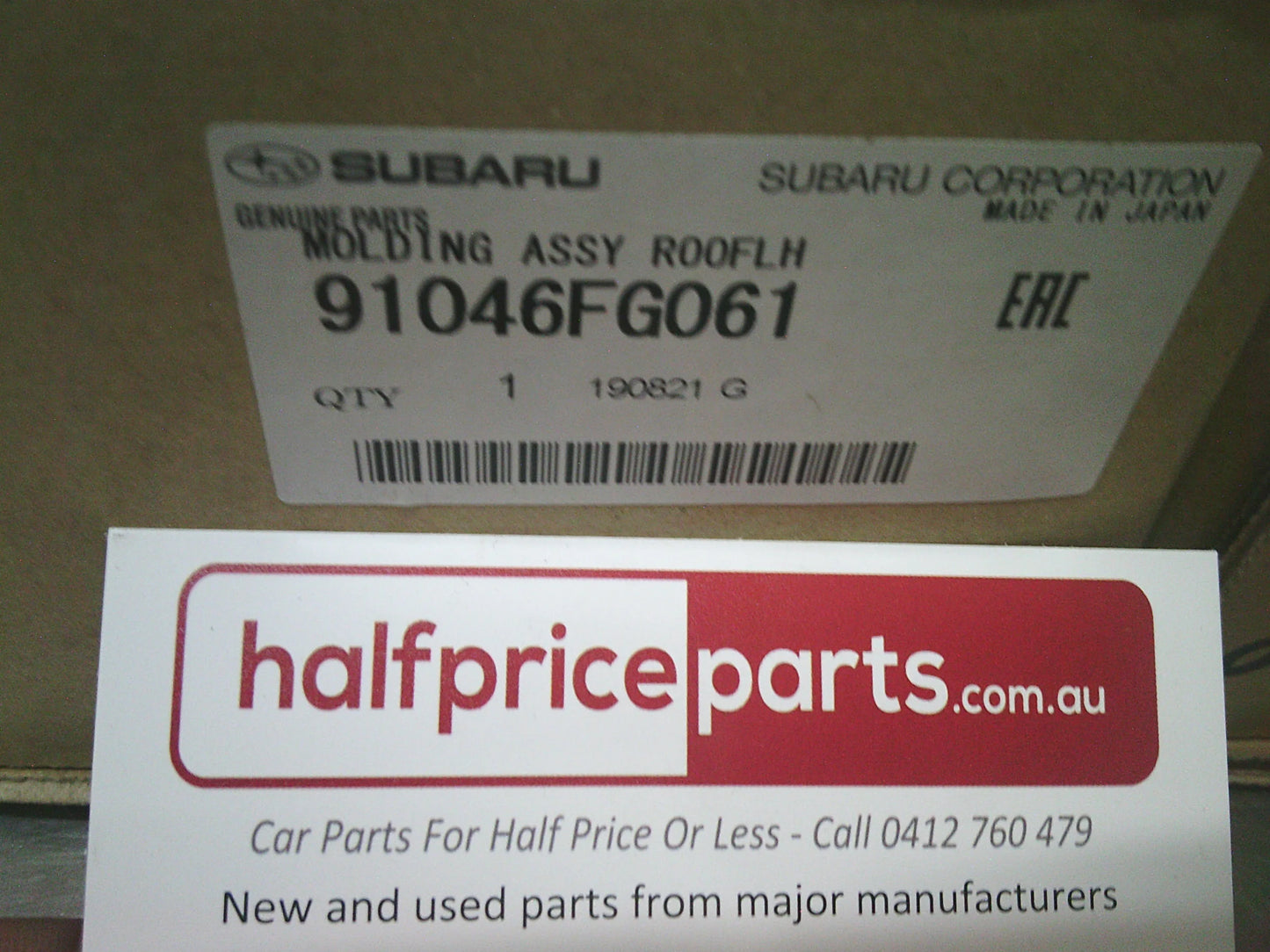 Subaru Impreza WRX Sedan Genuine Roof Molding Left And Right Sold As Pair New Part