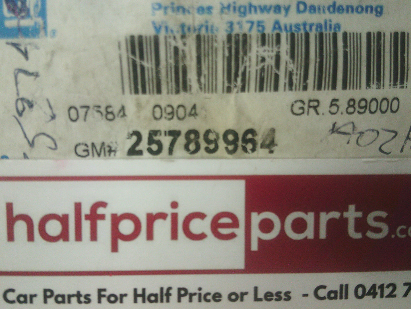 Holden CG Captiva Genuine Tyre Pressure Sensor New Part