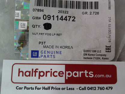 Holden AH Astra/Barina Spark/JH Cruze/VF Commodore Genuine Side Retainer Nut (Sold As Lot Of 13) New Part
