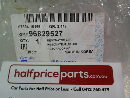 Holden Captiva C100 Genuine Air Intake Resonator New Part.
