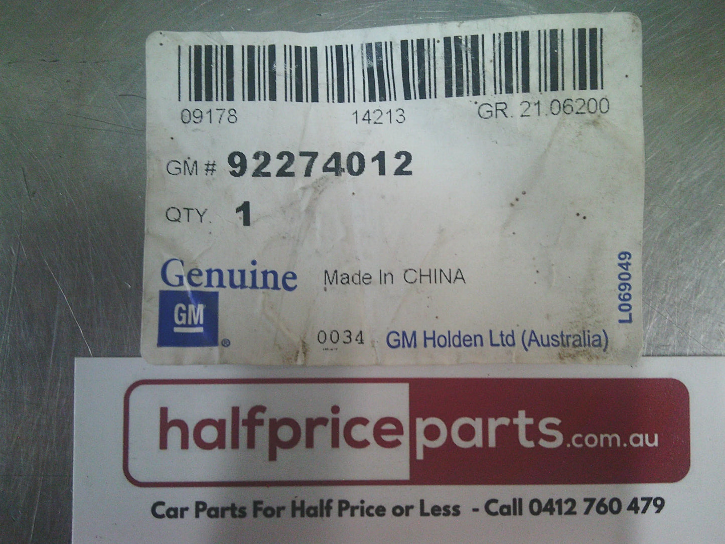 Holden VQ Statesman Genuine Center Console Leather Trim New Part