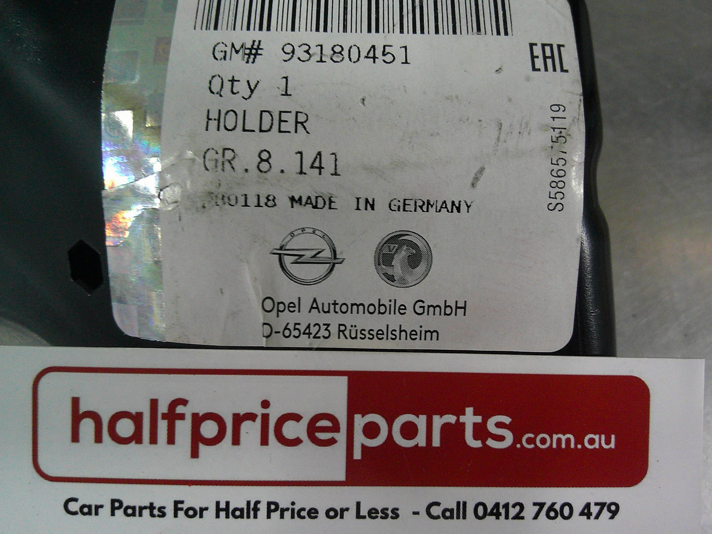 Holden AH Astra Genuine Left Hand Front Guard Bracket New Part