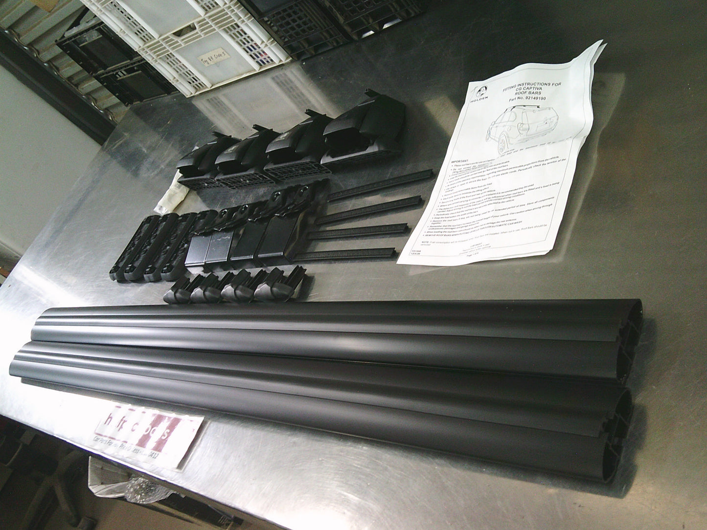 Holden CG Captiva Genuine Roof Rack Set (50KG Rated) New Part