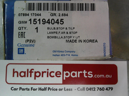 Holden CG5/CG7 Captiva Genuine Stop/Taillight Bulb New Part.