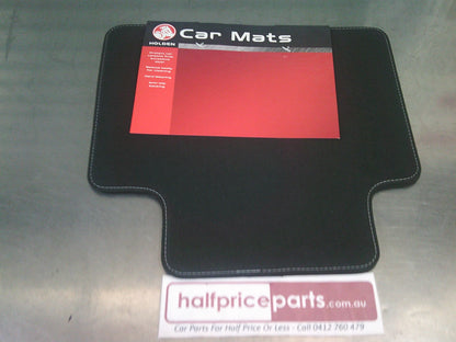 Holden VF Commodore Black Edition Genuine Rear Carpet Mat Set White Stitching New Part