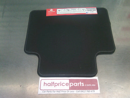 Holden VF Commodore Black Edition Genuine Rear Carpet Mat Set White Stitching New Part