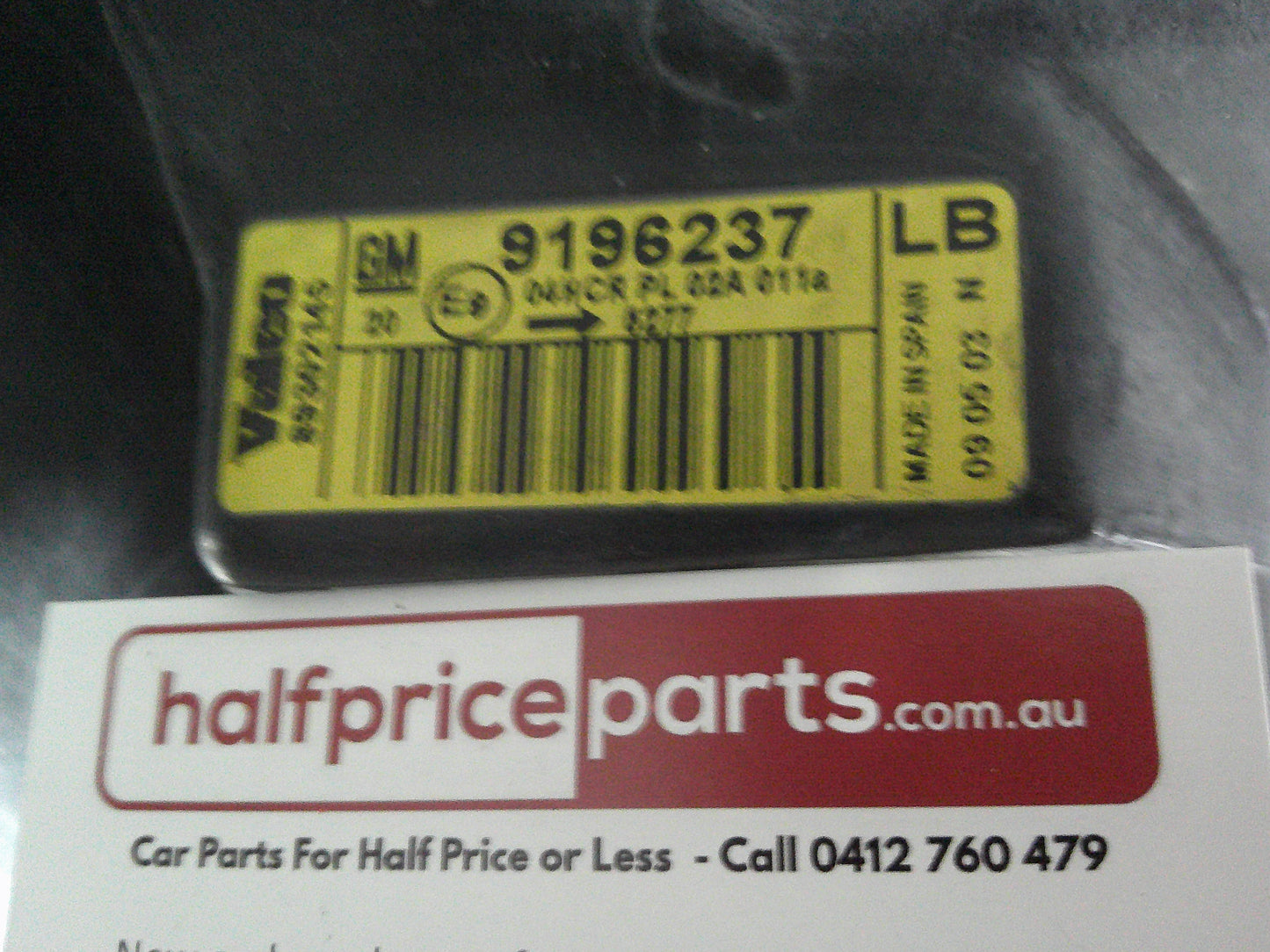 Holden XC Barina Genuine Right Hand Headlight Used Part
