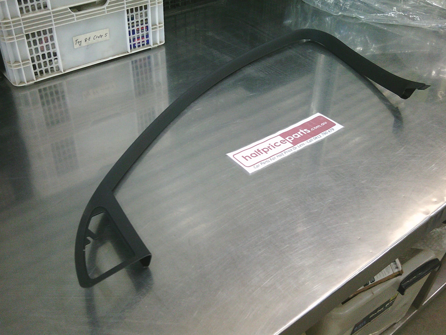 Holden VE Commodore Right Hand Front Upper Door Moulding Trim (Black) -  New Part