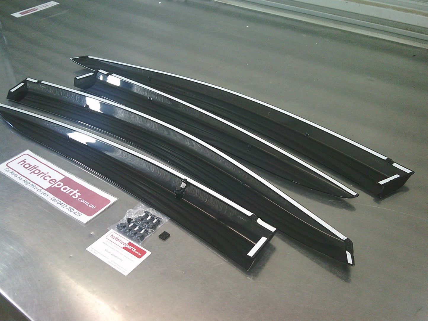 Subaru Impreza Sedan Genuine Set Of 4 Slim Line Weather Shields Kit New Part