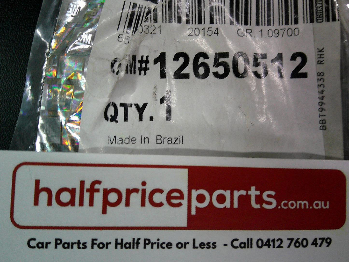 Holden RG Colorado/Trailblazer Genuine Engine Water Pump Inlet O-Ring New Part