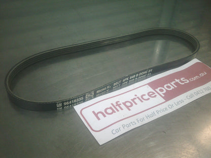 Holden Barina Spark MJ Genuine Water Pump & Alternator V Belt New Part