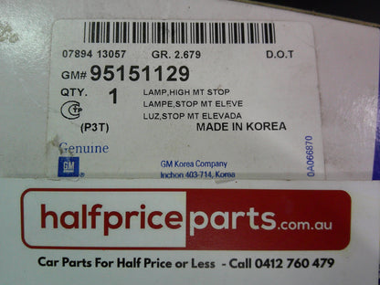 Holden TJ Trax Genuine High Mount Brake Light New Part
