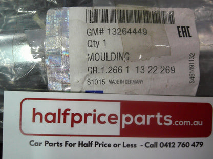 Holden Insignia Genuine Left Hand Front Upper Chrome Grill Moulding New Part
