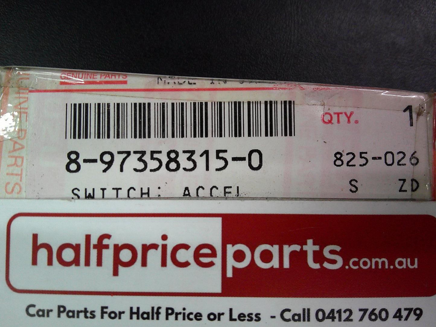 Holden Rodeo V6 Genuine Accel Switch New Part