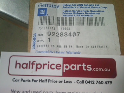 Holden VF Commodore /WN Statesman Caprice Genuine Right Hand Front Seat Wiring Harness (Drivers)  New Part