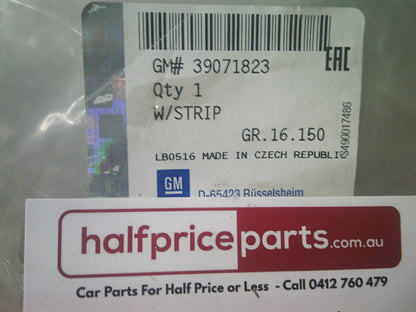 Holden BK Astra Genuine Rear Door Left Or Right Door Body Side Weatherstrip New Part