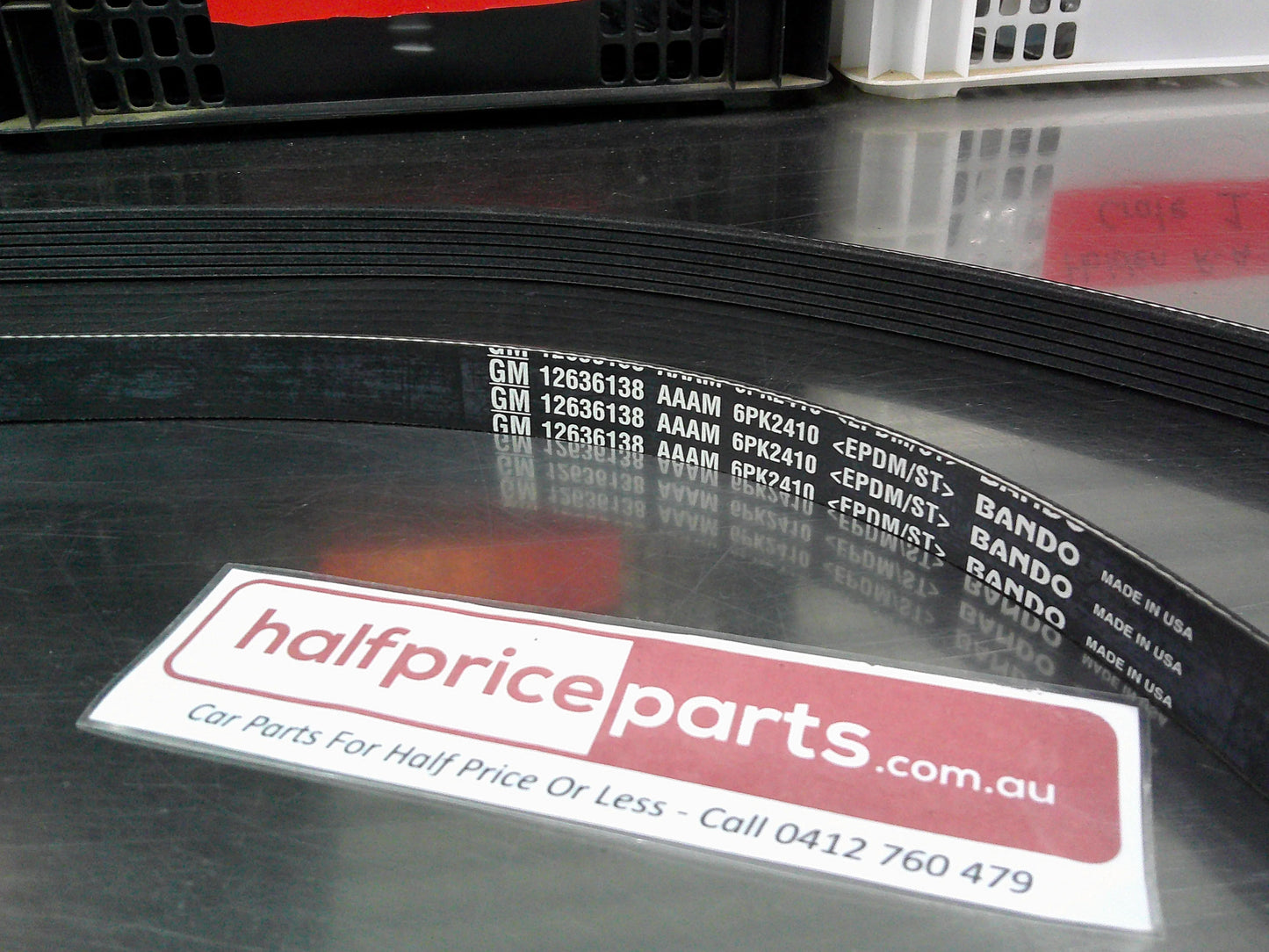 GM Genuine Drive Belt Suits Audi/Ford/GMC/Holden/Hyundai/Jeep/Kia/Mercedes-Benz/Porsche/SAAB New Part