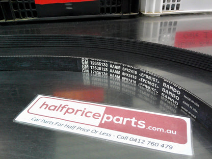 GM Genuine Drive Belt Suits Audi/Ford/GMC/Holden/Hyundai/Jeep/Kia/Mercedes-Benz/Porsche/SAAB New Part