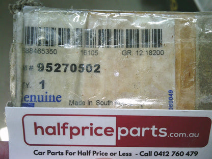 Holden JG Cruze Sedan Genuine Rear Chrome Boot Lid Garnish With Plate Lights New Part