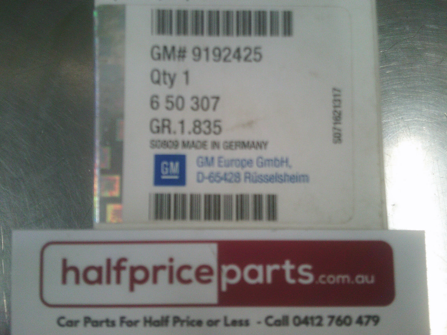 Holden Barina / Combo XC Genuine Oil Filter New Part