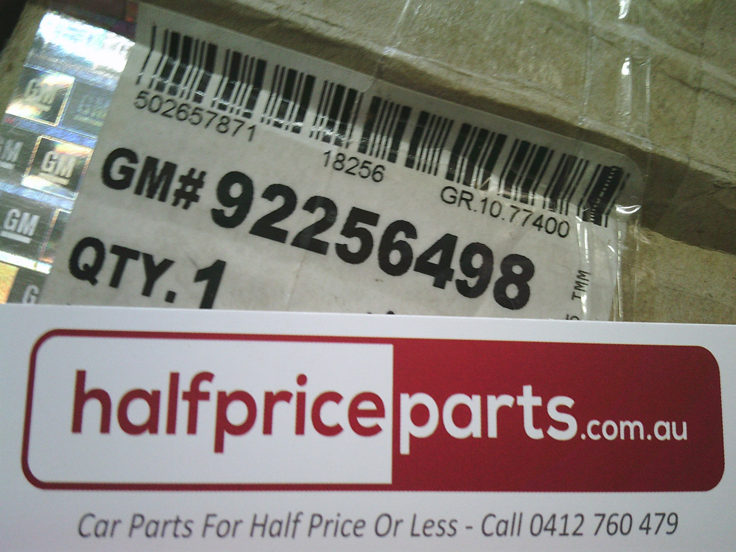 Holden VE/VF Commodore Sedan Genuine Right Hand Rear Door Weather Strip Top New Part