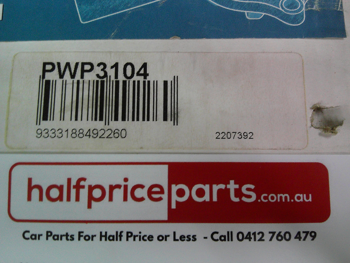 Protex Water Pump (No Gasket) Suits Lexus LS/LX/SC New Part