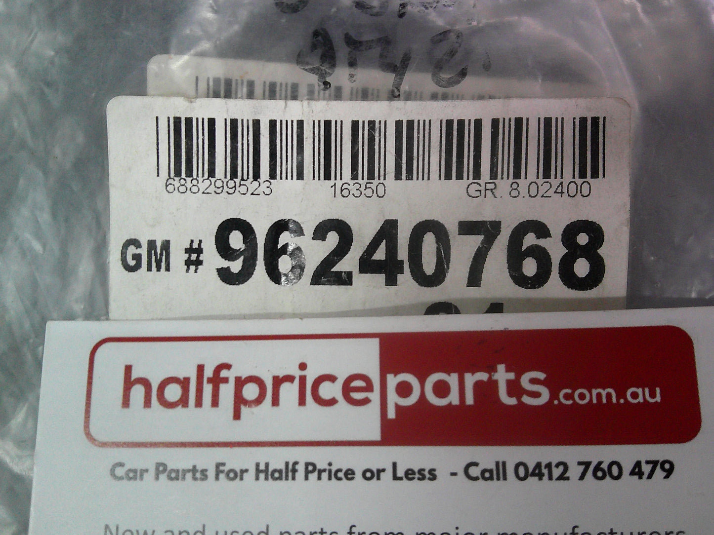 Holden TK/TM Barina/EQ Equinox/Daewoo Kalos Genuine Bonnet Rubber New Part