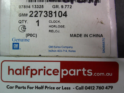 Holden Captiva CG5 Genuine Digital Time/Clock Display New Part