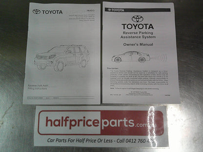 Toyota GX Prado 150 Series Genuine Rear Park Assist Kit 4 Head Dark Blue Mica New Part